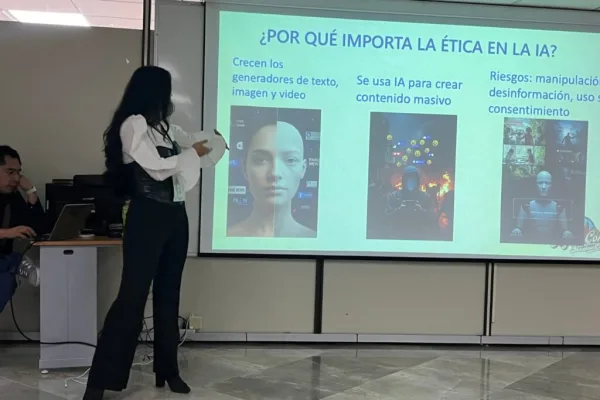 Brenda Caballero, conferencista para eventos corporativos sobre Inteligencia Artificial Aplicada
