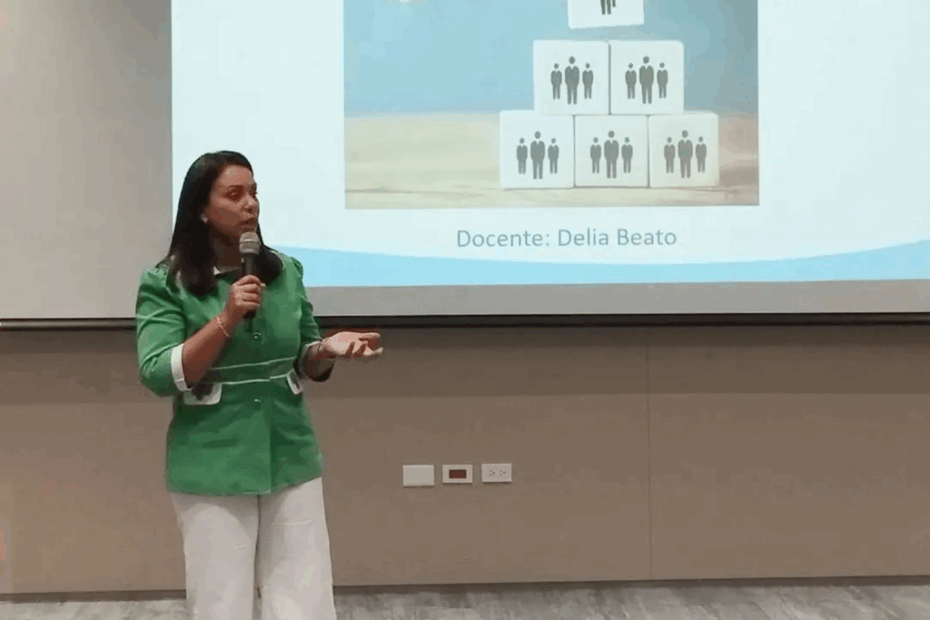 Delia Beato en acción